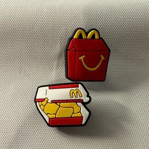 Fast food croc charm